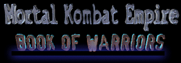 The Mortal Kombat Empire Book of Warriors